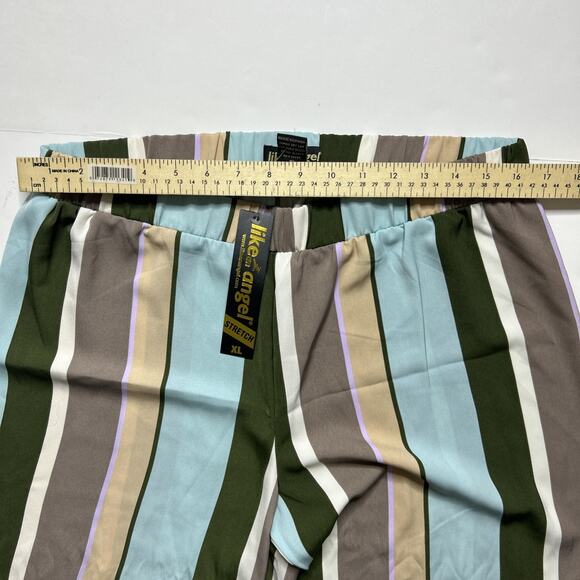 Like An Angel Pants Wide Leg Flowy Multicolor Women Size XL - Picture 10 of 14
